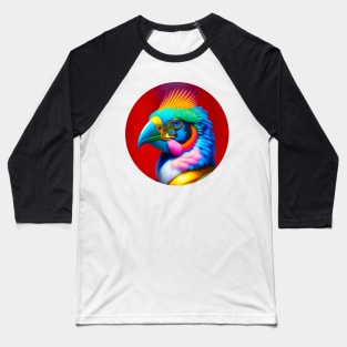 Super Bird Design Baseball T-Shirt